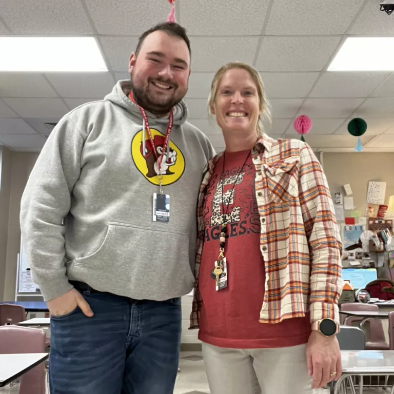 Faron Haase and his coordinating teacher
