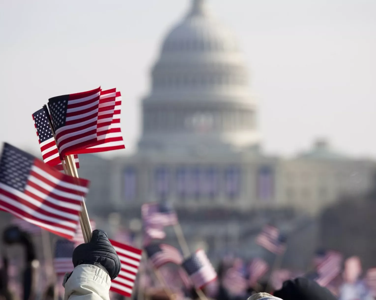 us flags capitol